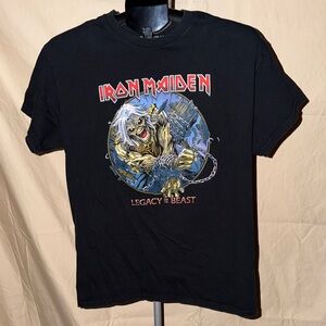 Iron Maiden Black Graphic T-Shirt